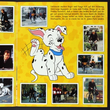 101 Dalmatiner Panini Sticker Album komplett