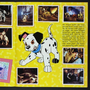 101 Dalmatiner Panini Sticker Album komplett