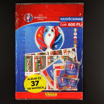 Euro 2016 Panini Leeralbum mit Extra Stickern - Ungarn Version