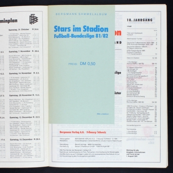 Stars im Stadion 81 Bergmann Sticker Leeralbum