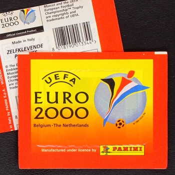 Euro 2000 Panini Sticker Tüte Variante Querformat