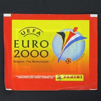 Preview: Euro 2000 Panini Sticker Tüte - Stern + Nummer