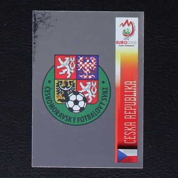 Euro 2008 No. 077 Panini sticker Badge Ceska Republika