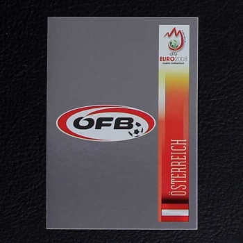 Euro 2008 No. 155 Panini sticker Badge Österreich