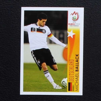 Euro 2008 Nr. 494 Panini Sticker Ballack in Action