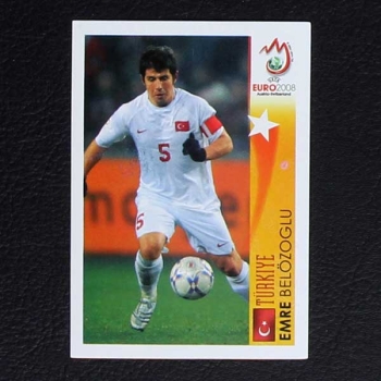 Euro 2008 No. 484 Panini sticker Belözoglu in Action