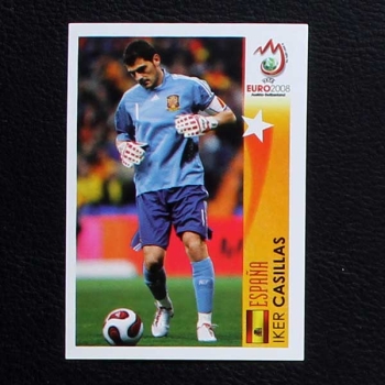 Euro 2008 No. 465 Panini sticker Casillas in Action