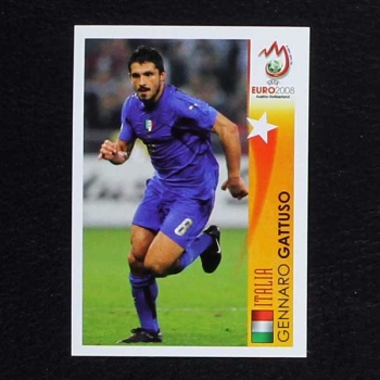 Euro 2008 No. 489 Panini sticker Gattuso in Action