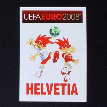 Euro 2008 Nr. 046 Panini Sticker Helvetia Maskottchen