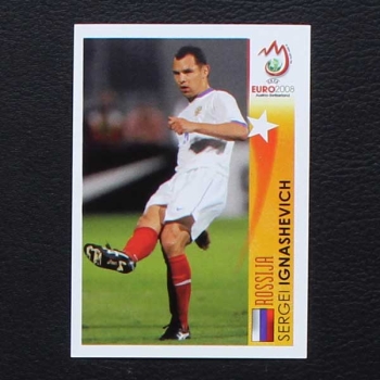 Euro 2008 No. 478 Panini sticker Ignashevich in Action