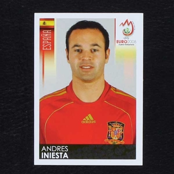 Euro 2008 No. 428 Panini sticker Iniesta