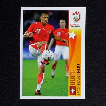 Euro 2008 No. 485 Panini sticker Inler in Action