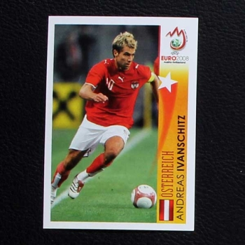 Euro 2008 Nr. 495 Panini Sticker Ivanschitz in Action