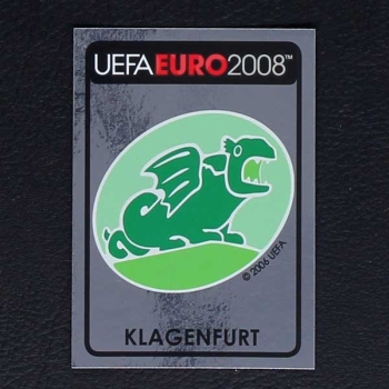 Euro 2008 Nr. 009 Panini Sticker Klagenfurt Logo