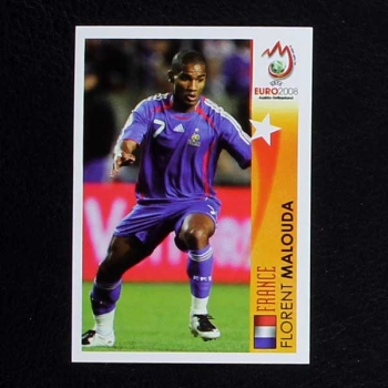 Euro 2008 Nr. 490 Panini Sticker Malouda in Action