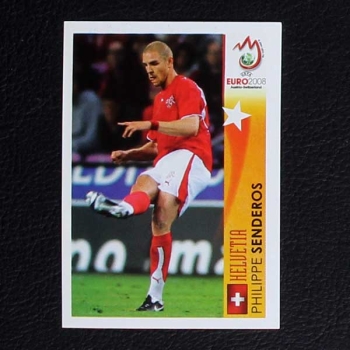 Euro 2008 Nr. 470 Panini Sticker Senderos in Action