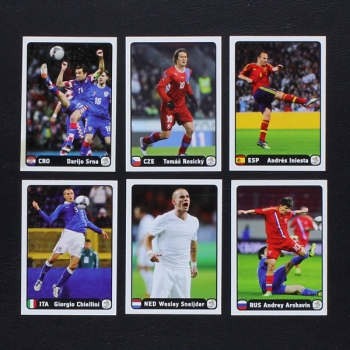 Euro 2012 Panini Coca Cola Sticker A - F komplett