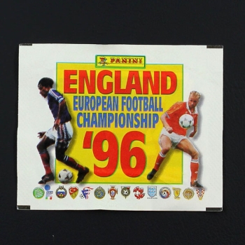 Euro 96 Panini English variant white sticker bag