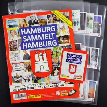 Hamburg sammelt 1 Juststickit Panini Sticker Album komplett