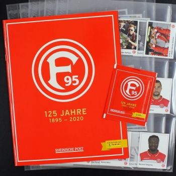 Düsseldorf 125 Jahre F95 Juststickit Panini Sticker Album komplett