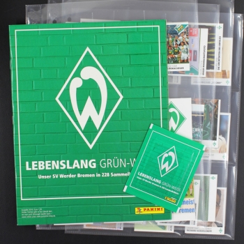 Lebenslang Grün-Weiss Juststickit Panini Sticker Album komplett
