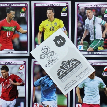 Euro 2012 Poster Sticker Panini