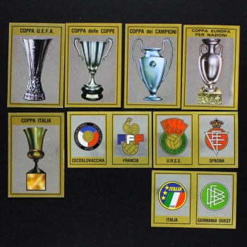 Calciatori 1987 Panini Sticker - 60 verschiedene Wappen