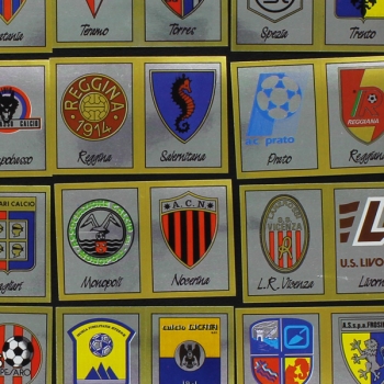 Calciatori 1987 Panini Sticker - 60 verschiedene Wappen