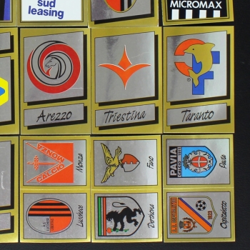 Calciatori 1987 Panini Sticker - 60 verschiedene Wappen
