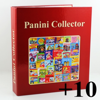 Panini Collector mit 10 Sammelhüllen - rot