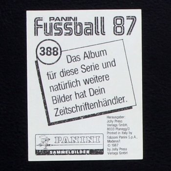 Giuseppe Galderisi Panini Sticker Nr. 388 - Fußball 87