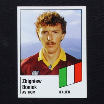 Zbigniew Boniek Panini Sticker Nr. 391 - Fußball 87