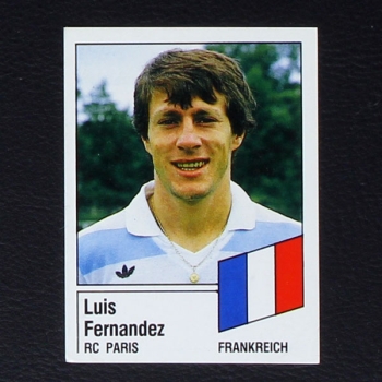 Luis Fernandez Panini Sticker Nr. 405 - Fußball 87