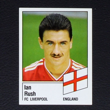 Ian Rush Panini Sticker Nr. 410 - Fußball 87