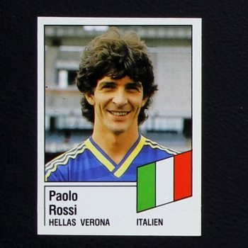 Paolo Rossi Panini Sticker Nr. 396 - Fußball 87
