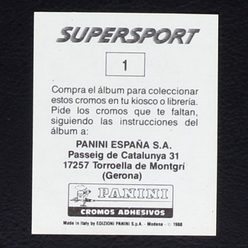 Larry Bird Panini Sticker Nr. 1 - Super Sport 1988