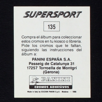 Anton Mang Panini Sticker Nr. 135 - Super Sport 1988