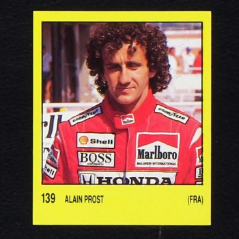 Alain Prost Panini Sticker Nr. 139 - Super Sport 1988