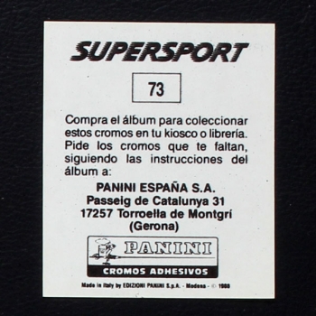 Edwin Moses Panini Sticker Nr. 73 - Super Sport 1988