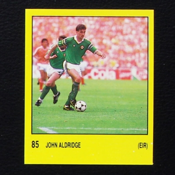 John Aldridge Panini Sticker No. 85 - Super Sport 1988