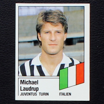 Michael Laudrup Panini Sticker Nr. 383 - Fußball 87