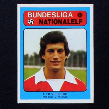 Miodrag Zivaljevic Americana Card No. 109 - Bundesliga Nationalelf 1978