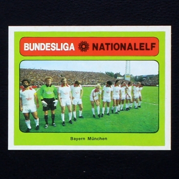 Bayern München Americana Card No. 245 - Bundesliga Nationalelf 1978