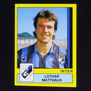 Lothar Matthäus Panini Sticker No. 132 - Calciatori 1988