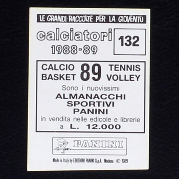 Lothar Matthäus Panini Sticker No. 132 - Calciatori 1988