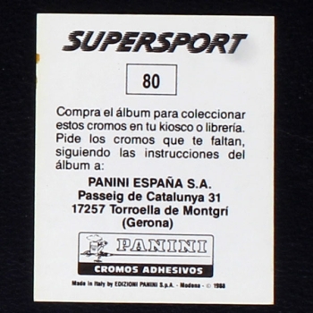 Thomas Schönlebe Panini Sticker No. 80 - Supersport