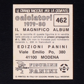 Bulgarelli, Nielsen, Haller Panini Sticker No. 462 - Calciatori 1979