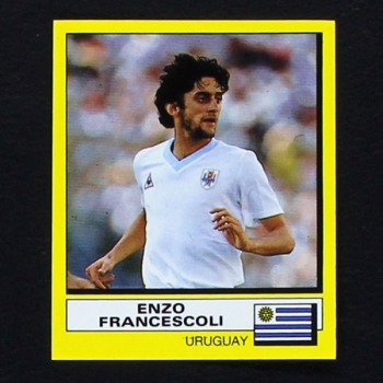 Enzo Francescoli Panini Sticker No. 387 - Football 88