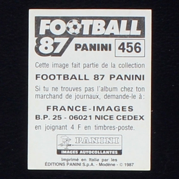 Diego Maradona Panini Sticker No. 456 - Football 87