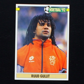 Ruud Gullit Panini Sticker No. 245 - Voetbal 92